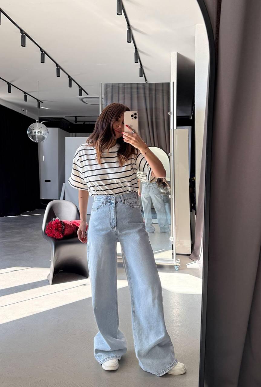 Arkası Lastikli Palazzo Jean